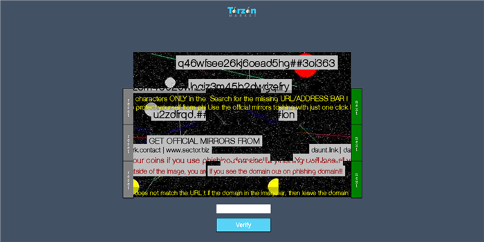 Torzon Market captcha page showing the entrance gateway